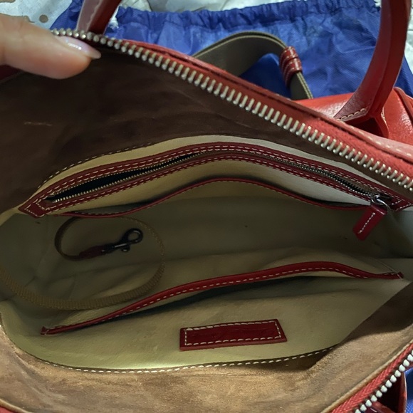 SOLD - Red leather Dooney & Bourke handbag - Picture 5 of 12